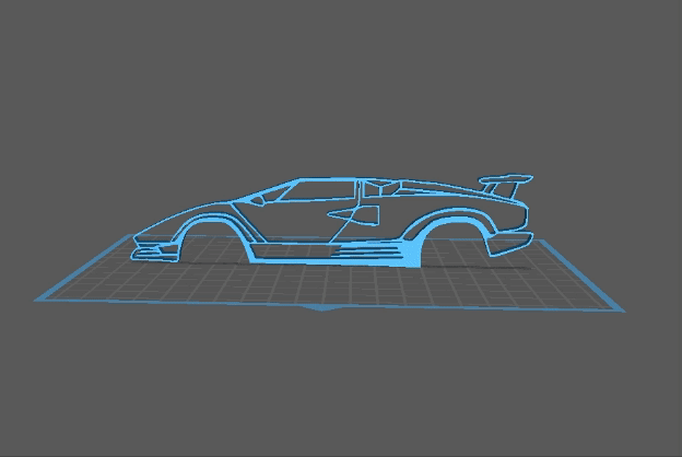 Lamborghini - Countach LP500 Wall Art